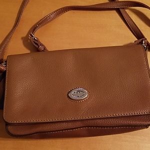Tiganello Small Brown purse with detachable strap